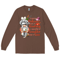 Chestnut patience a dash of kindness Long Sleeve Tee - NancyCooperArtShop
