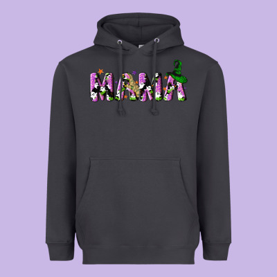 Halloween Spooky Mama Heavyweight Hoodie Designed By Nancycooperartshop