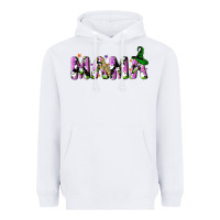 White Halloween spooky Mama Heavyweight Hoodie - NancyCooperArtShop