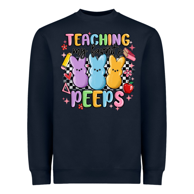 Teaching My Favorite Peeps Heavyweight Sweatshirt by MaliasSmallBusiness | Teevron