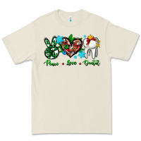 Peace Love Dental For Christmas Premium Tee | Teevron