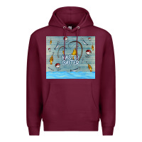 Burgundy master baiter Premium Hoodie - TumblerDesignByShophia