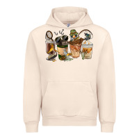 Sandshell Fishing Coffee Cups Urban Hoodie - FaDigitalArtStudio