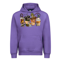 Tulip Fishing Coffee Cups Urban Hoodie - FaDigitalArtStudio