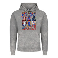 Cloud Rock Chilling with my gnomies with usa Vintage Hoodie - NancyCooperArtShop