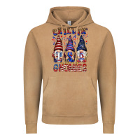 Vintage Camel Chilling with my gnomies with usa Vintage Hoodie - NancyCooperArtShop