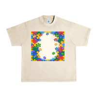 Sandshell autism Urban Heavy Tee - MaliasSmallBusiness