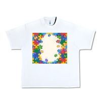 White autism Urban Heavy Tee - MaliasSmallBusiness