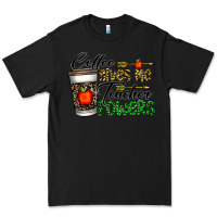 Black coffee gives me teacher powers Premium Tee - CowhideDigitalArt