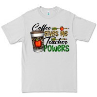 Dove Grey coffee gives me teacher powers Premium Tee - CowhideDigitalArt