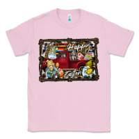 Bubblegum Pink Happy Easter Classic Tee - CowhideDigitalArt