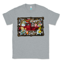 Heather Grey Happy Easter Classic Tee - CowhideDigitalArt