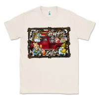 Natural Happy Easter Classic Tee - CowhideDigitalArt
