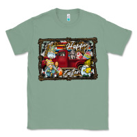 Sage Happy Easter Classic Tee - CowhideDigitalArt