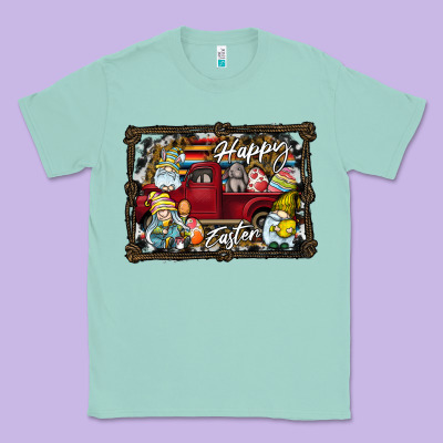 Happy Easter Classic Tee Designed By Cowhidedigitalart
