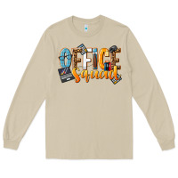 Mushroom office squad Long Sleeve Tee - NancyCooperArtShop