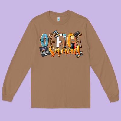 Office Squad Long Sleeve Tee Designed By Nancycooperartshop