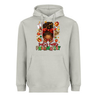Moon Dust santas favorite pharmacist afro messy bun Heavyweight Hoodie - texasbilliewilder