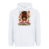 White santas favorite pharmacist afro messy bun Heavyweight Hoodie - texasbilliewilder