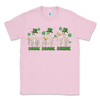 Bubblegum Pink drink drank drunk st. patricks day skeletons Classic Tee - MaliasSmallBusiness