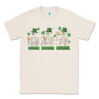 Natural drink drank drunk st. patricks day skeletons Classic Tee - MaliasSmallBusiness