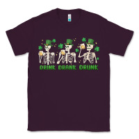 Plum drink drank drunk st. patricks day skeletons Classic Tee - MaliasSmallBusiness