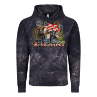 Cloud Black chill the fourth out cows 4th july america Vintage Hoodie - NancyCooperArtShop