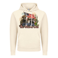 Vintage Artic chill the fourth out cows 4th july america Vintage Hoodie - NancyCooperArtShop