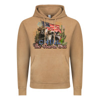 Chill The Fourth Out Cows 4th July America Vintage Hoodie | Teevron