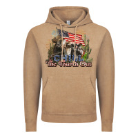 Vintage Coffee chill the fourth out cows 4th july america Vintage Hoodie - NancyCooperArtShop