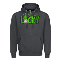 Smoke lucky gnome st patricks day Zipper Hoodie - Jasminsmagicworld