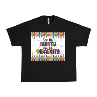 Black see the ability not the disability Urban Heavy Tee - MaliasSmallBusiness