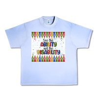 Grape Ice see the ability not the disability Urban Heavy Tee - MaliasSmallBusiness