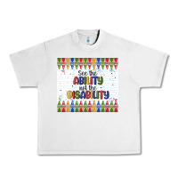 Lunar Rock see the ability not the disability Urban Heavy Tee - MaliasSmallBusiness