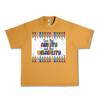 Peanut Butter see the ability not the disability Urban Heavy Tee - MaliasSmallBusiness