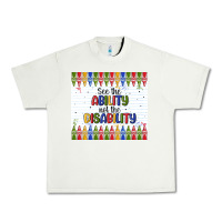Pistachio see the ability not the disability Urban Heavy Tee - MaliasSmallBusiness