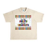 Sandshell see the ability not the disability Urban Heavy Tee - MaliasSmallBusiness