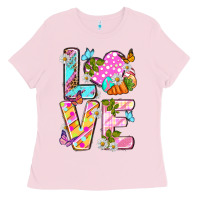 Bubblegum Pink Love Easter Ladies Tee - Neo Western