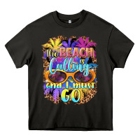 Asphalt the beach is calling and i must go Heavy Core Tee - BarkalooDesign