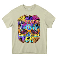Mossy the beach is calling and i must go Heavy Core Tee - BarkalooDesign