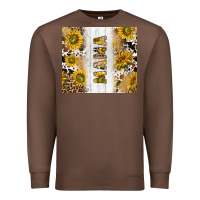 Chestnut western mother's day mama with cowhide and sunflowers tumbler tbs Premium Sweatshirt - TumblerDesignByShophia