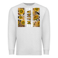 Oatmeal Heather western mother's day mama with cowhide and sunflowers tumbler tbs Premium Sweatshirt - TumblerDesignByShophia