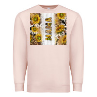 Pale Pink western mother's day mama with cowhide and sunflowers tumbler tbs Premium Sweatshirt - TumblerDesignByShophia