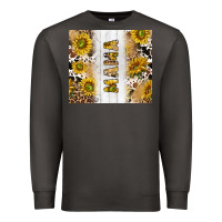 Smoke western mother's day mama with cowhide and sunflowers tumbler tbs Premium Sweatshirt - TumblerDesignByShophia