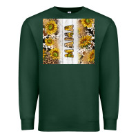 Sports Green western mother's day mama with cowhide and sunflowers tumbler tbs Premium Sweatshirt - TumblerDesignByShophia