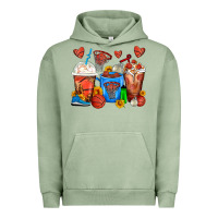 Pigment Oil Green Basketball Coffee Cups Urban Hoodie - FaDigitalArtStudio