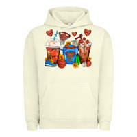 Pigment Pistachio Basketball Coffee Cups Urban Hoodie - FaDigitalArtStudio