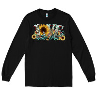 Black love like jesus sunflowers Long Sleeve Tee - NancyCooperArtShop