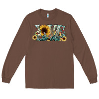 Chestnut love like jesus sunflowers Long Sleeve Tee - NancyCooperArtShop