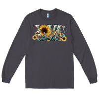 Smoke love like jesus sunflowers Long Sleeve Tee - NancyCooperArtShop